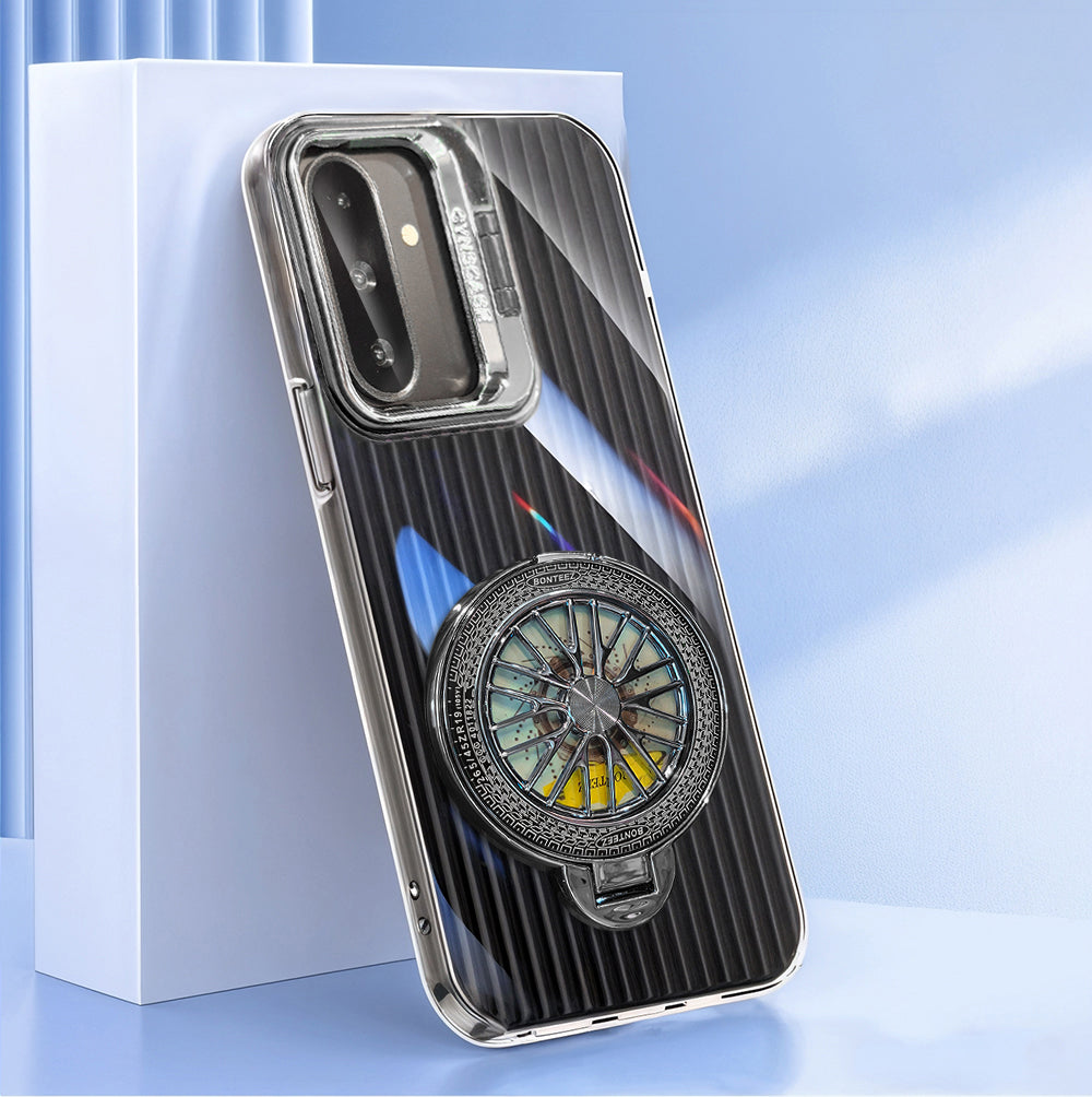 Samsung Galaxy A56 Luxury Dual Layer Hybrid Camera Wheel Rotating Case