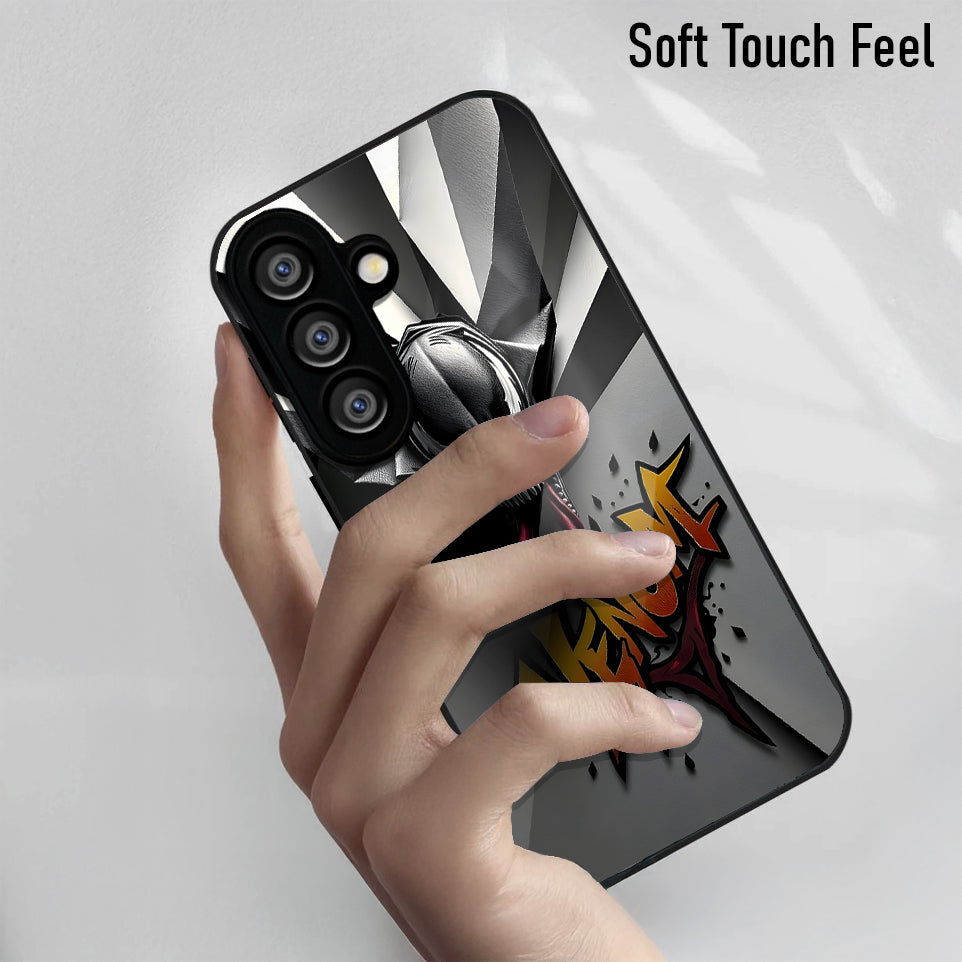 Samsung Galaxy A36 5G Premium Acrylic Shockproof Glass Back Case (Yellow Venom)