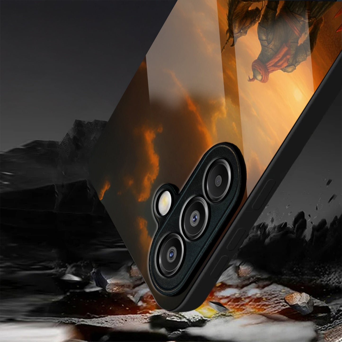 Samsung Galaxy A36 Premium Acrylic Shockproof Glass Back Case (Shourya)