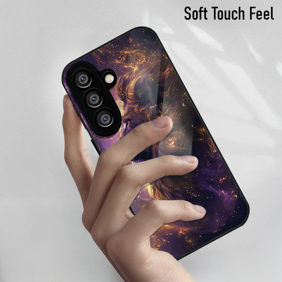 Samsung Galaxy A36 Premium Acrylic Shockproof Glass Back Case (GalaxRoar)