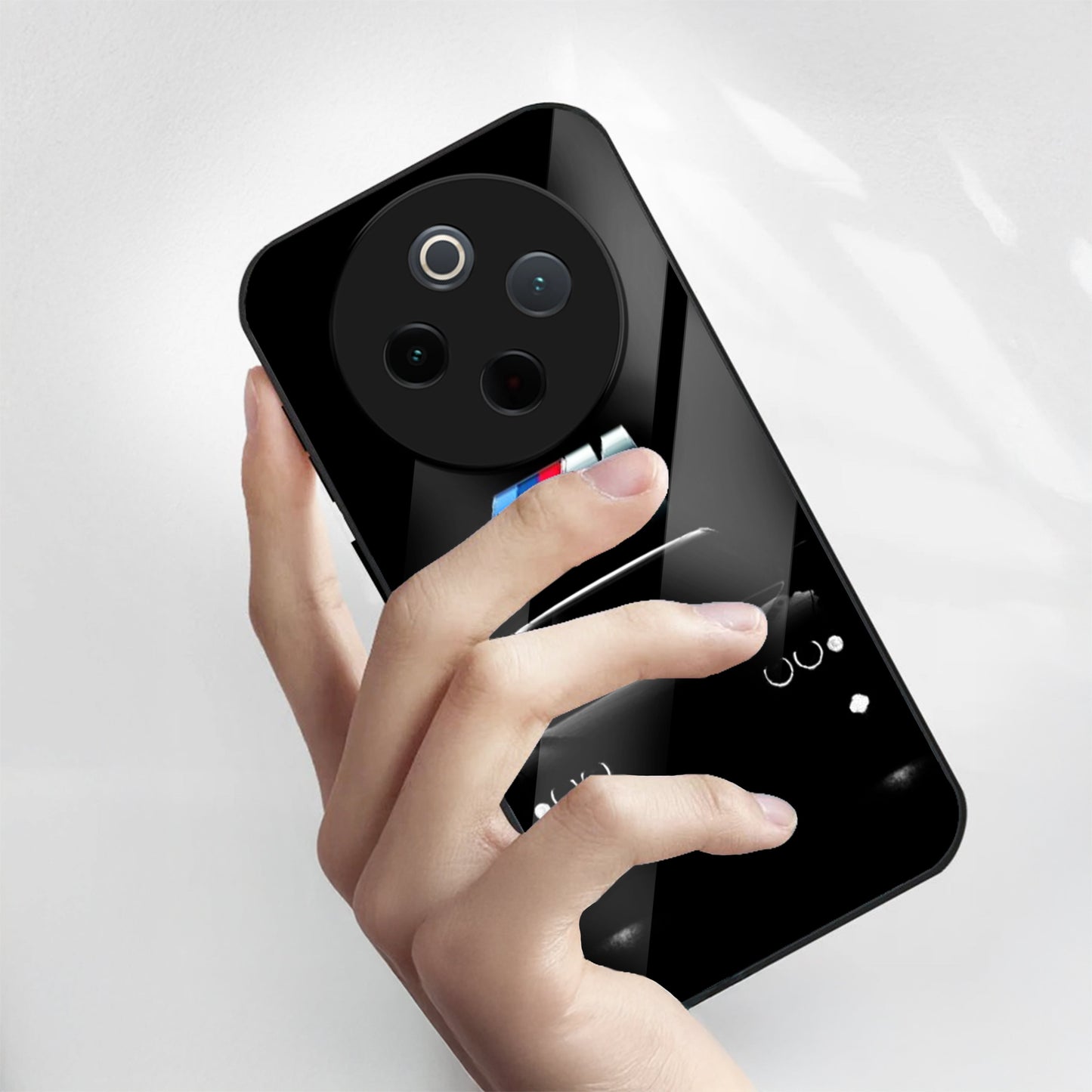 Vivo T4 5G Premium Acrylic Shockproof Glass Back Case (Motorsport Edition)