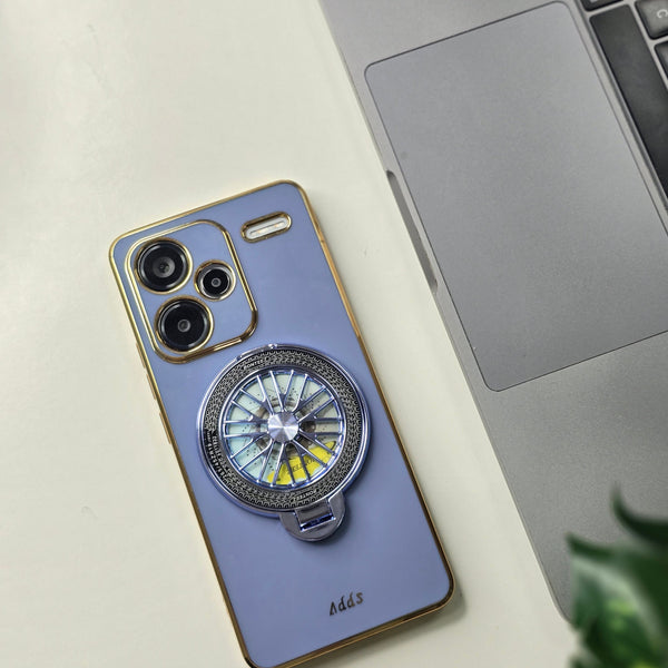 Redmi Note 13 Pro+ 5G Best Selling Stress Buster Wheel Silicone Scratch Resistant Back Case