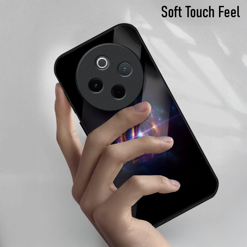 Vivo T4 5G Premium Acrylic Shockproof Glass Back Case (Endgame Impact)