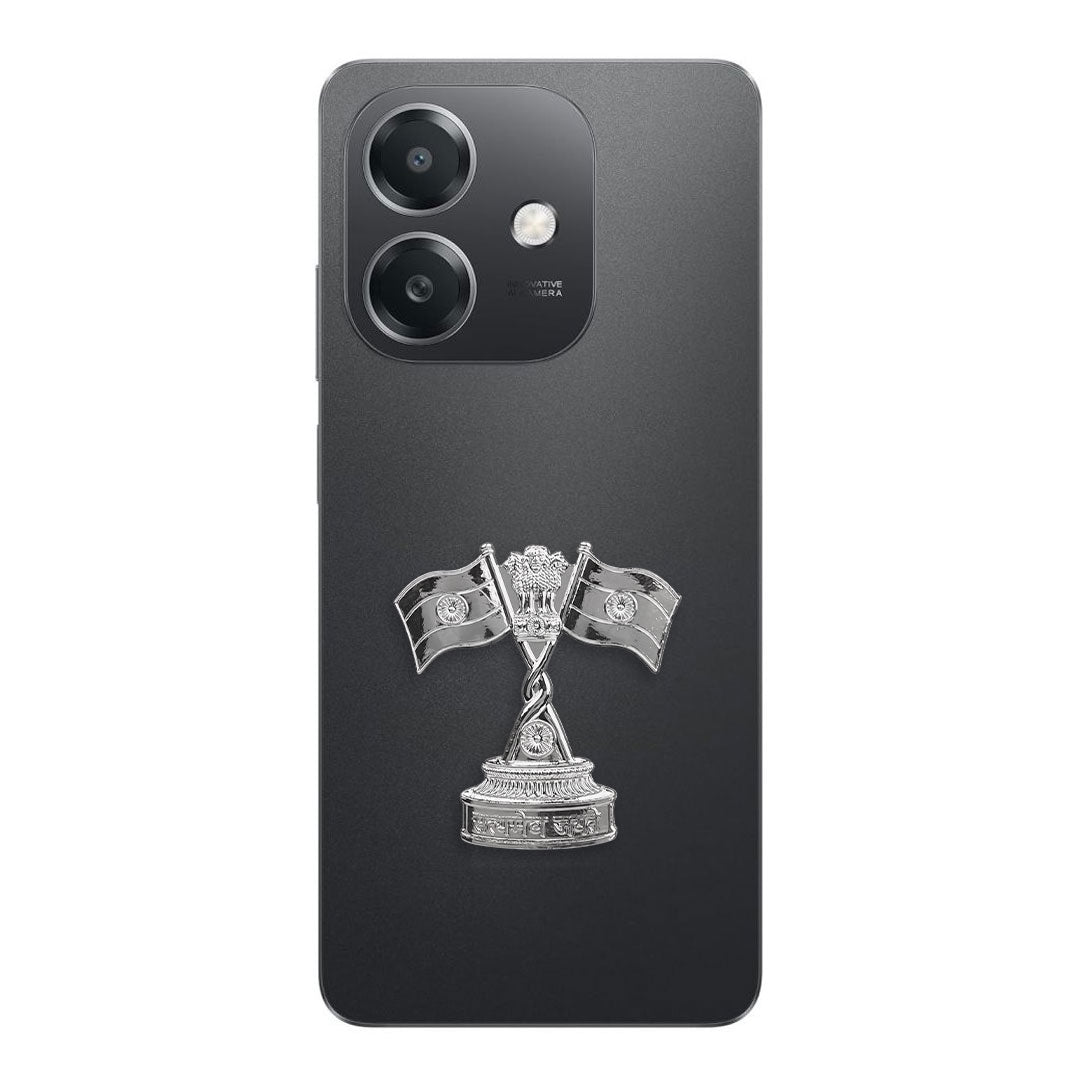 Oppo A3x 5G Compatible Satyamev Jayate 3D Metal Emblem Sticker