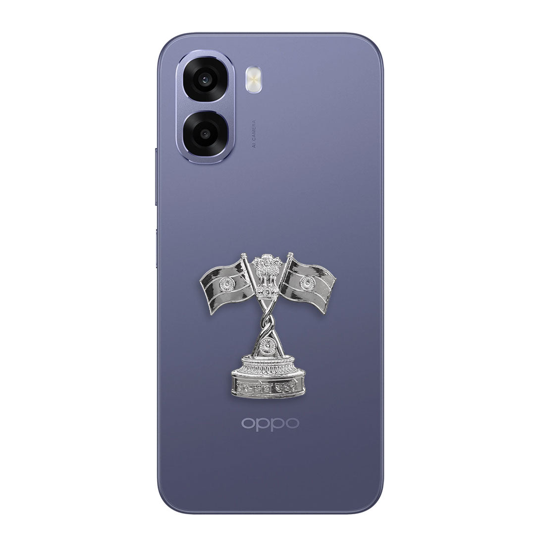 OPPO A6s 5G Compatible Satyamev Jayate 3D Metal Emblem Sticker