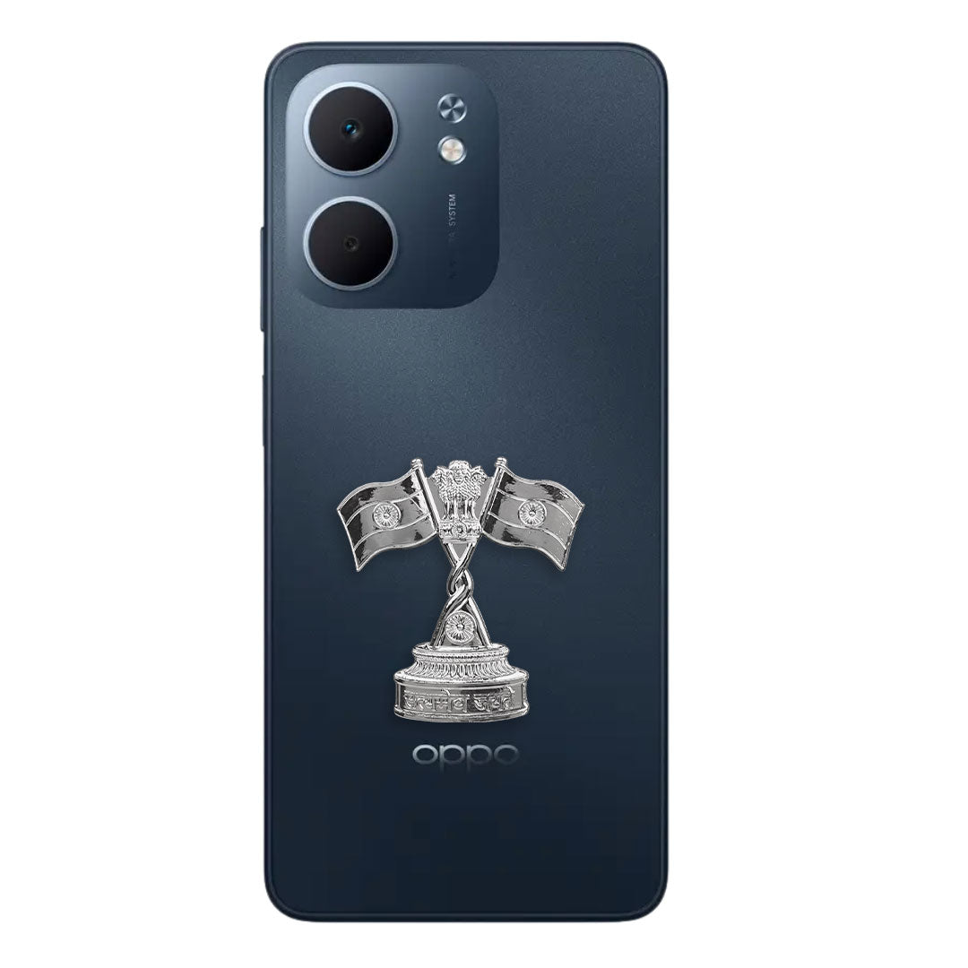 Oppo A5x 5G Compatible Satyamev Jayate 3D Metal Emblem Sticker