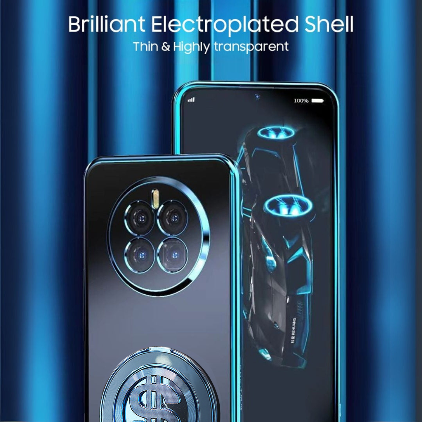Realme 12 Pro+ 5G Electroplating Dollar Case