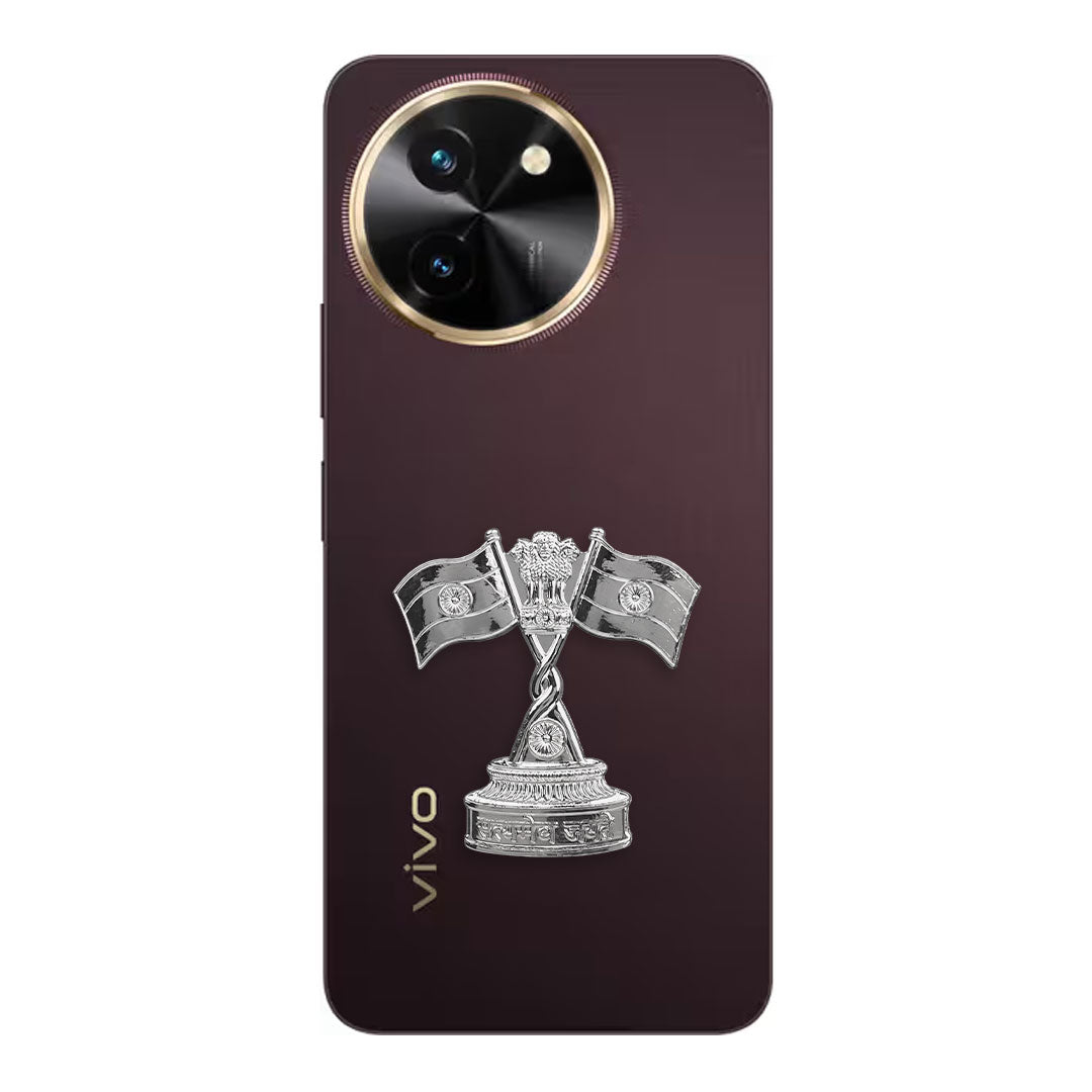 Vivo T3x 5G Compatible Satyamev Jayate 3D Metal Emblem Sticker
