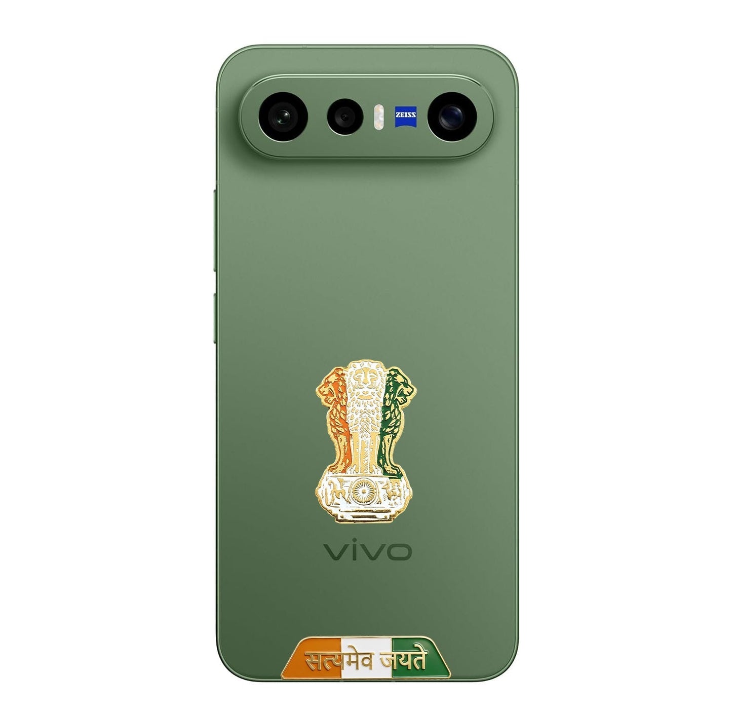 Vivo X300 FE 5G Compatible Satyamev Jayate 3D Metal Emblem Sticker