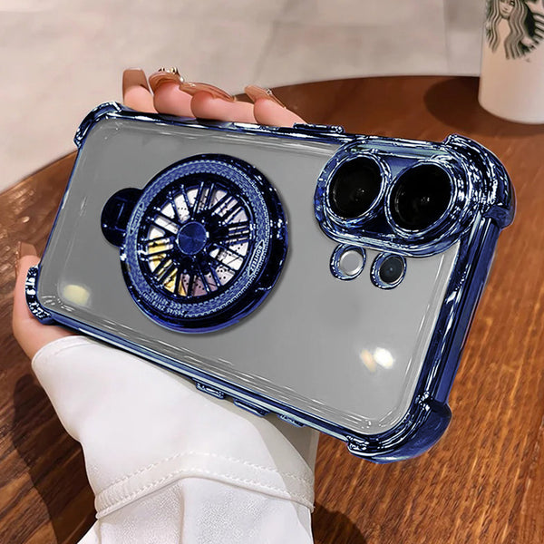Vivo V60 5G Premium Stress Buster Wheel Rotating Shockproof Airbags Case