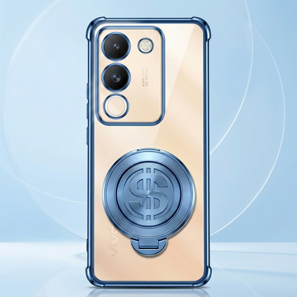 Vivo Y200 5G Four Corner Airbags 100% Original Astro Money Magnet Rotating Dollar Case