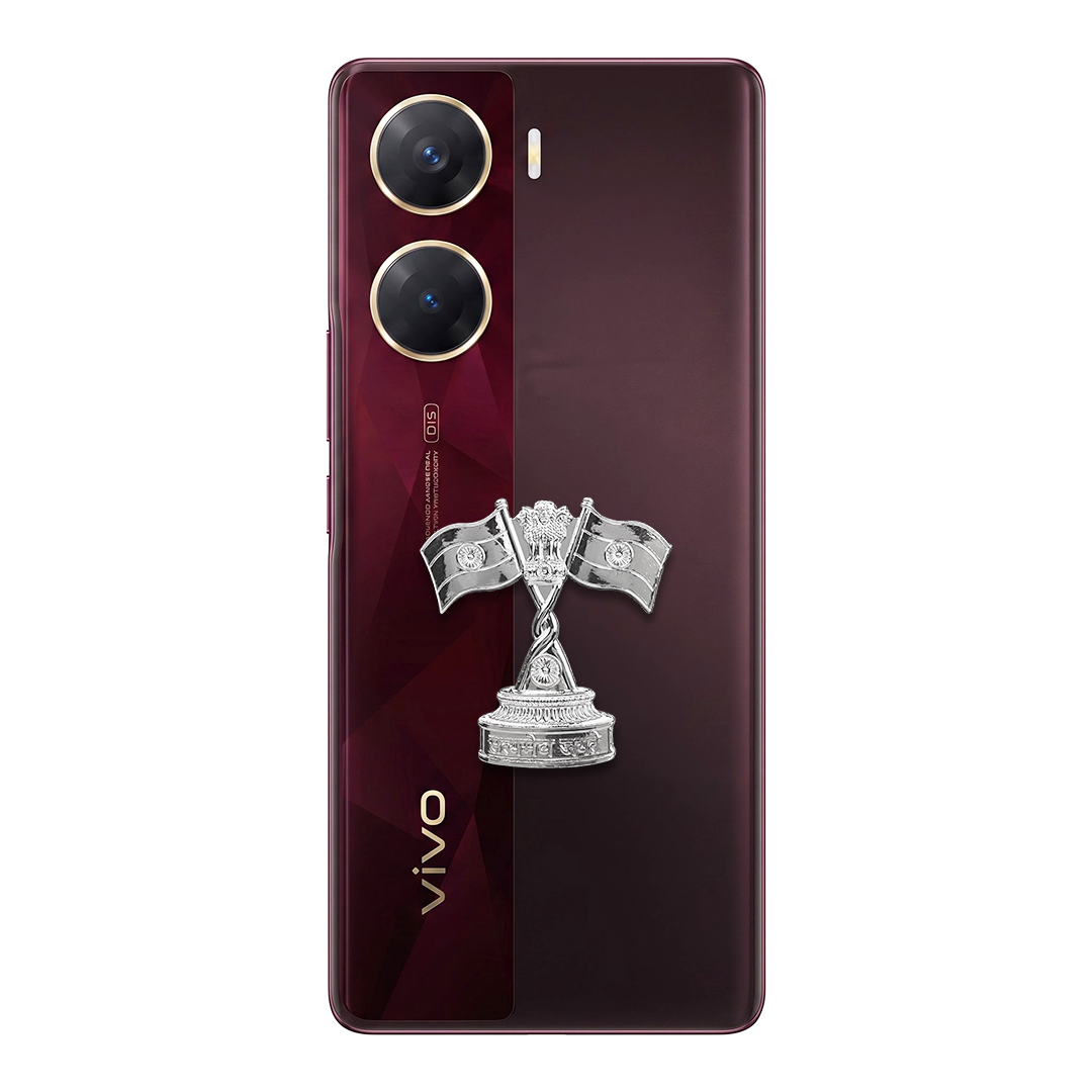 Vivo V29e 5G Compatible Satyamev Jayate 3D Metal Emblem Sticker