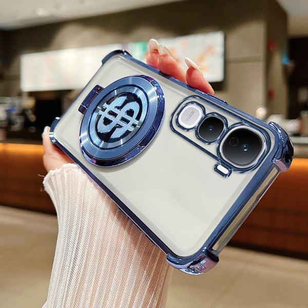 Vivo Y400 Pro 5G Four Corner Airbags 100% Original Astro Money Magnet Rotating Dollar Case