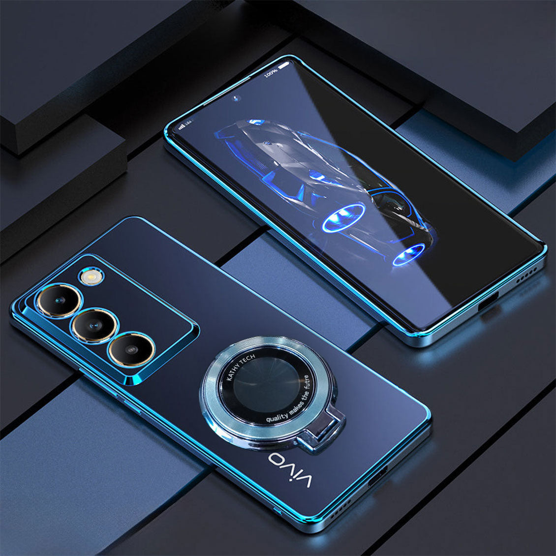 Vivo Y200e 5G Magnifier Electroplating Case