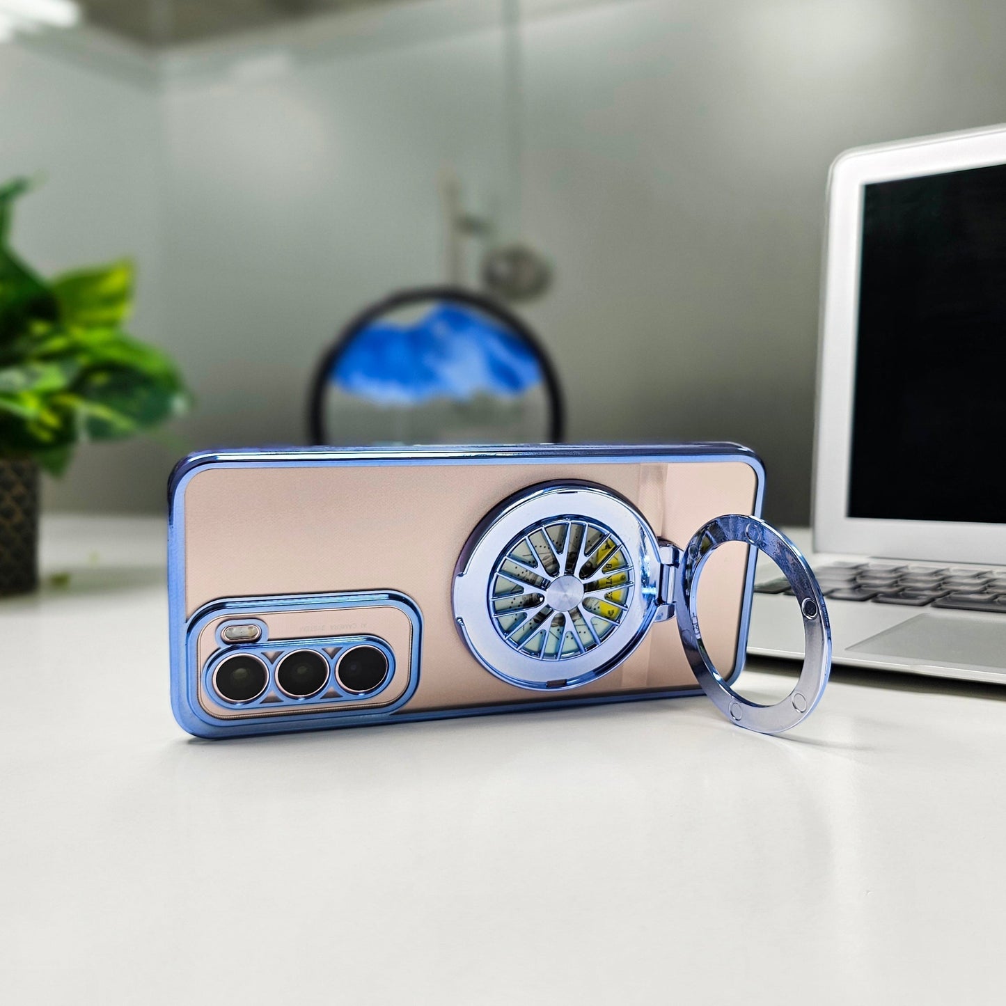 Oppo Reno 12 Pro 5G Ferrari Wheel Electroplating Case