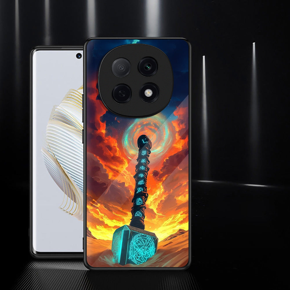 OPPO F29 Pro 5G Premium Acrylic Shockproof Glass Back Case (Mjolnir Glow)