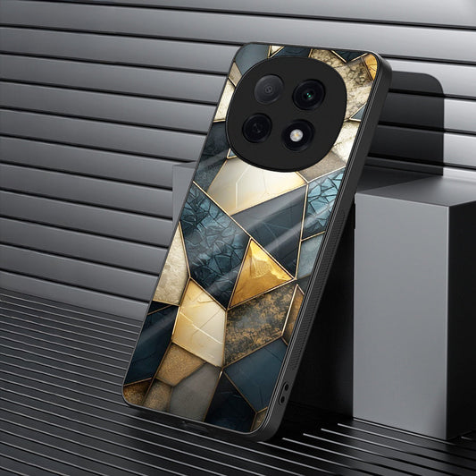 OPPO F29 Pro 5G Premium Acrylic Shockproof Glass Back Case (Royal Pattern)