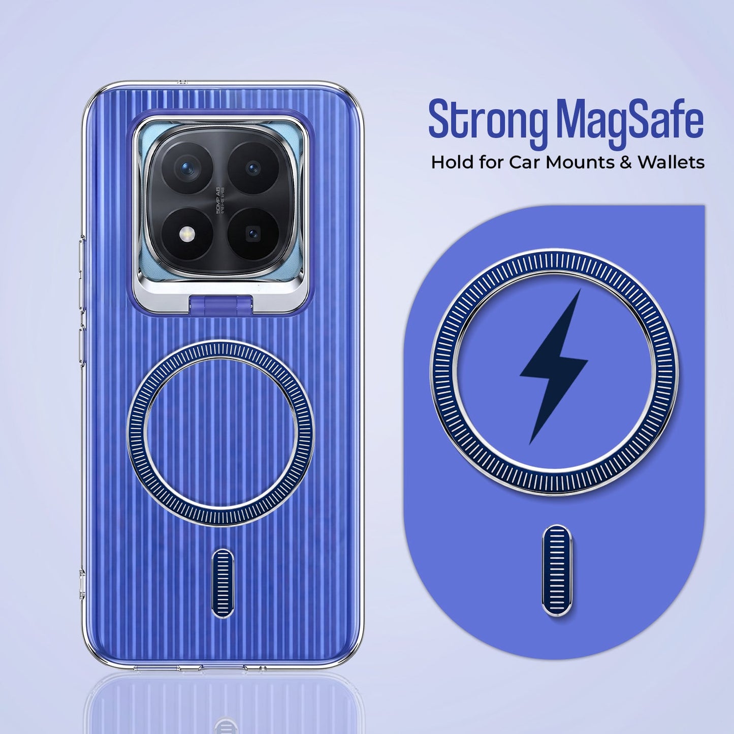 Redmi Note 14 Pro+ 5G Anti-Yellow Magsafe Liquid Crystal Clear Case