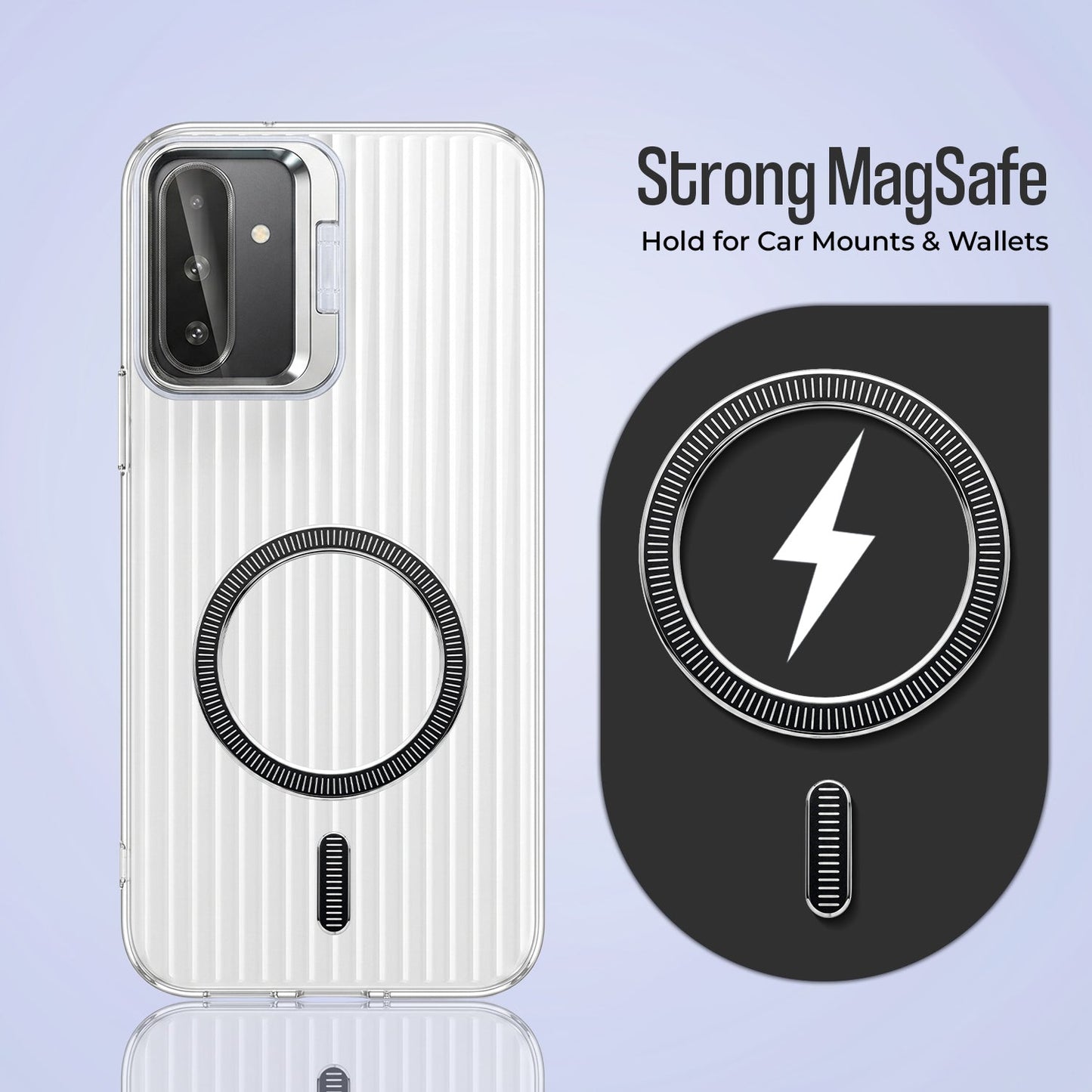Samsung Galaxy A36 5G Anti-Yellow Magsafe Liquid Crystal Clear Case