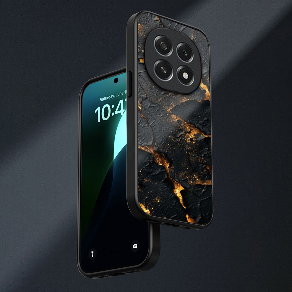 OPPO F29 Pro 5G Premium Acrylic Shockproof Glass Back Case (Volcanic Gold)