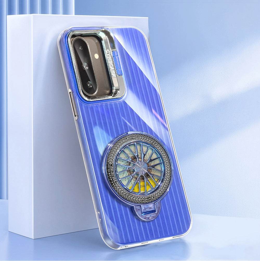 Samsung Galaxy A56 Luxury Dual Layer Hybrid Camera Wheel Rotating Case