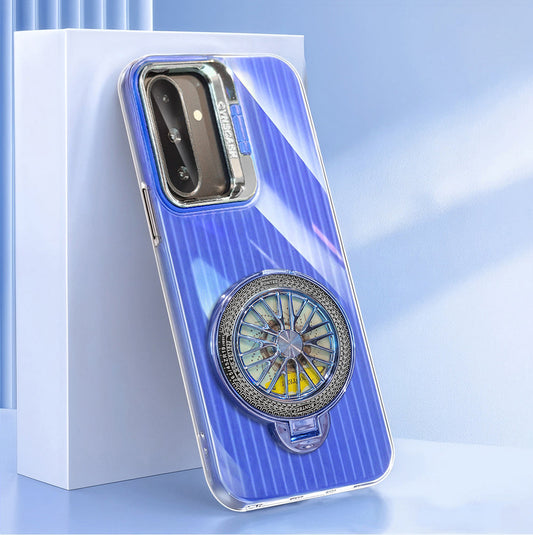 Samsung Galaxy A56 Luxury Dual Layer Hybrid Camera Wheel Rotating Case