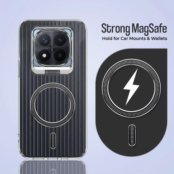Redmi Note 14 Pro+ 5G Anti-Yellow Magsafe Liquid Crystal Clear Case