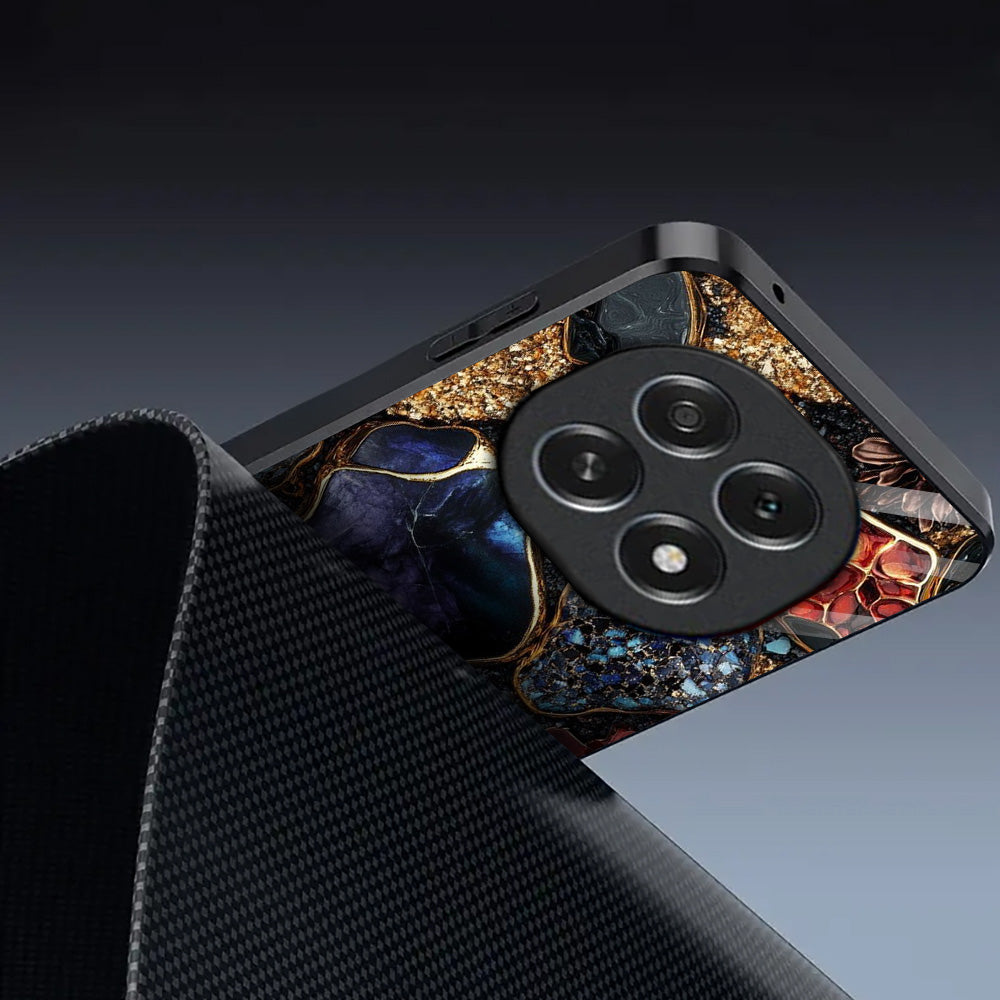 OPPO F29 Pro 5G Premium Acrylic Shockproof Glass Back Case (Royal Gemstone)