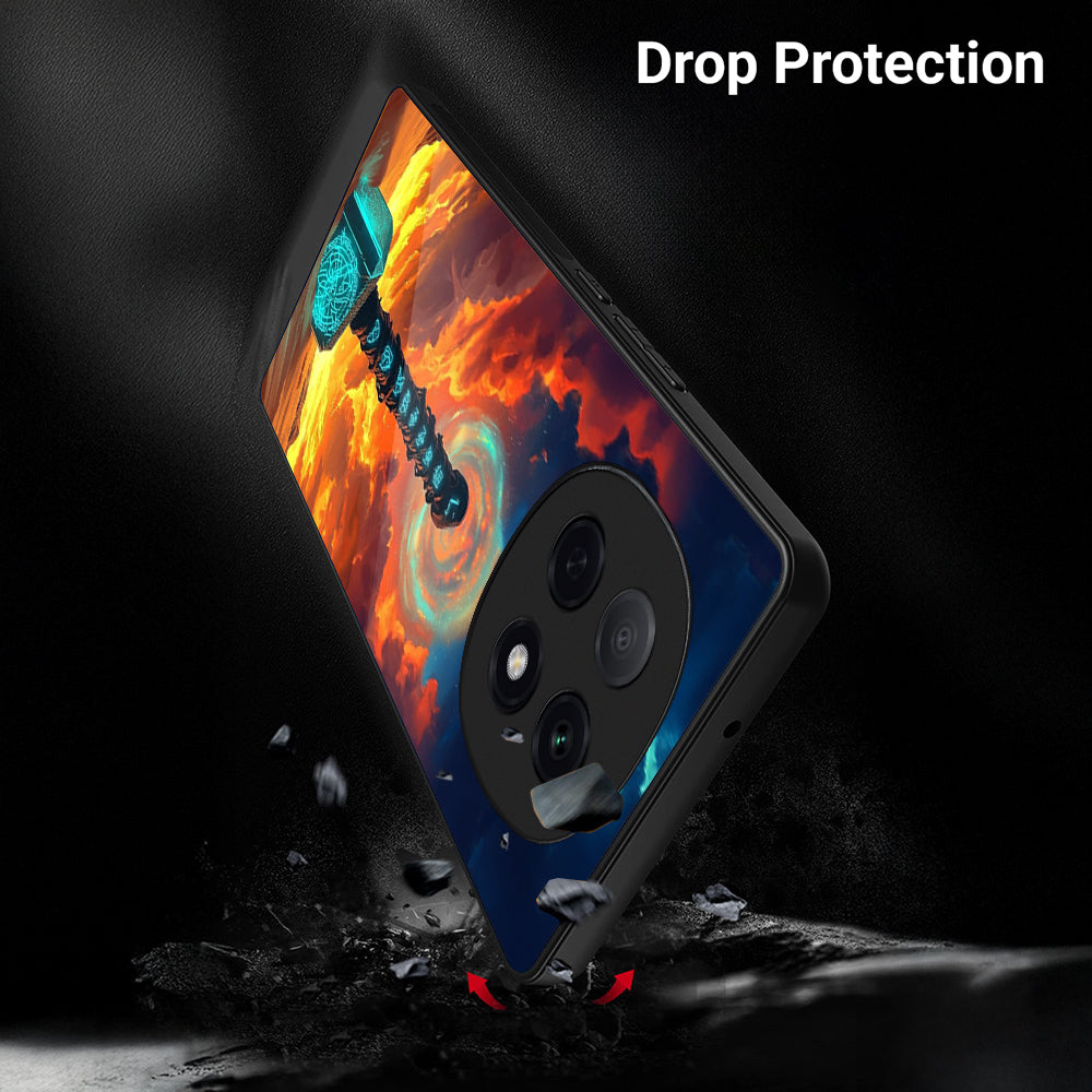 OPPO F29 Pro 5G Premium Acrylic Shockproof Glass Back Case (Mjolnir Glow)