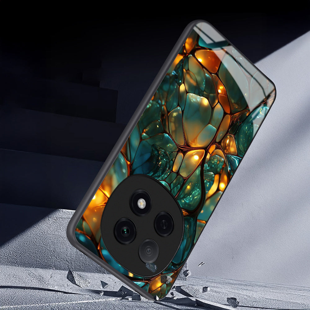 OPPO F29 Pro 5G Premium Acrylic Shockproof Glass Back Case (Molten Gem)