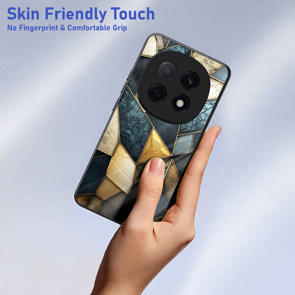 OPPO F29 Pro 5G Premium Acrylic Shockproof Glass Back Case (Royal Pattern)
