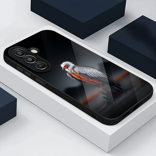 Samsung Galaxy A56 Premium Acrylic Shockproof Glass Back Case (Wild Grace)