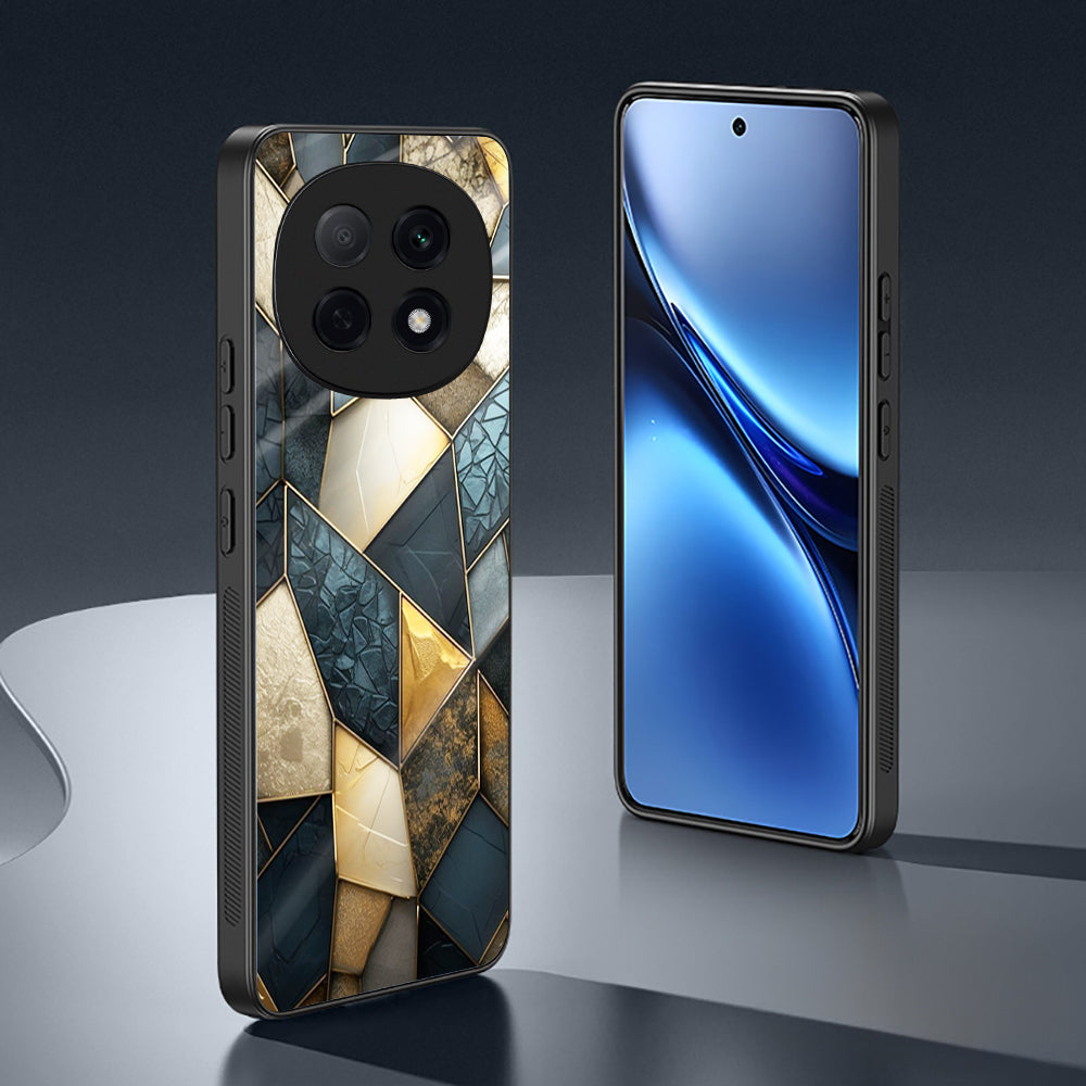 OPPO F29 Pro 5G Premium Acrylic Shockproof Glass Back Case (Royal Pattern)