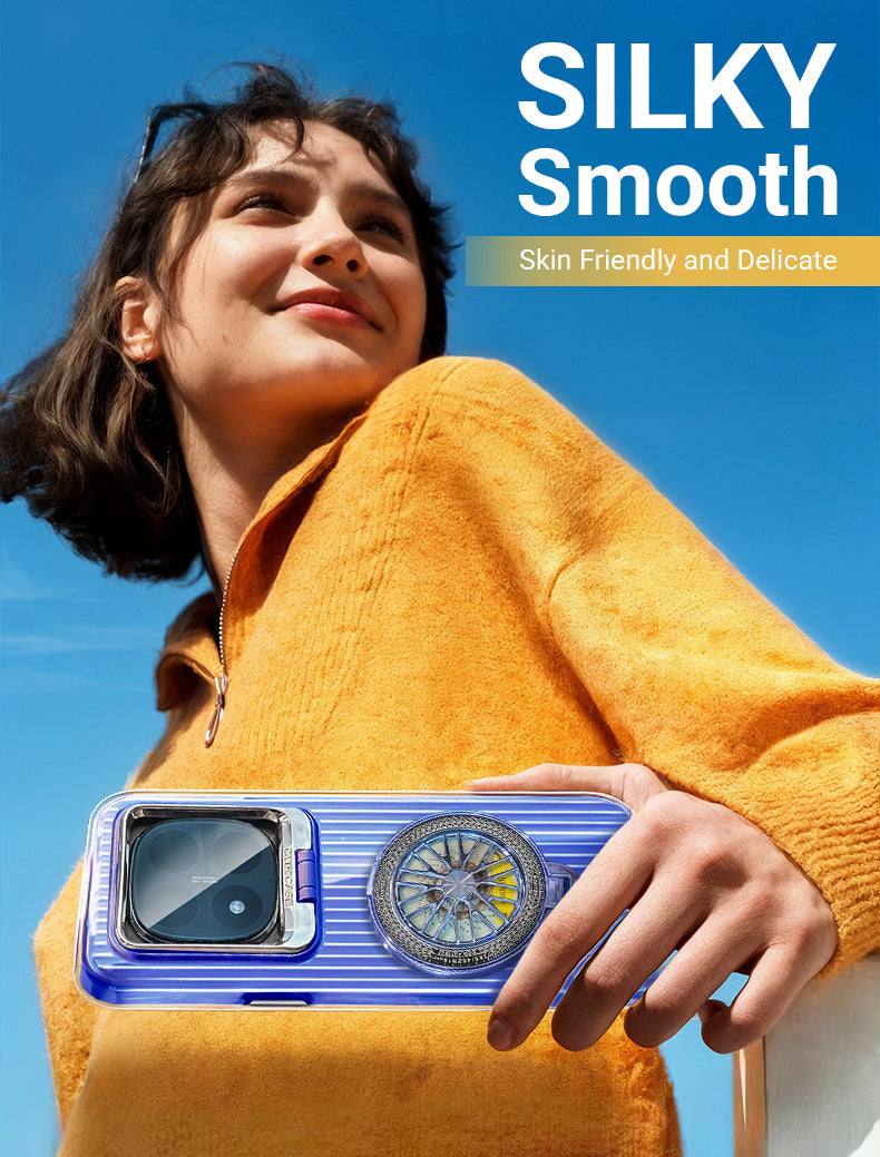 Redmi Note 14 Pro+ Luxury Dual Layer Hybrid Camera Wheel Rotating Case