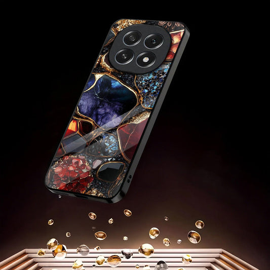 OPPO F29 Pro 5G Premium Acrylic Shockproof Glass Back Case (Royal Gemstone)