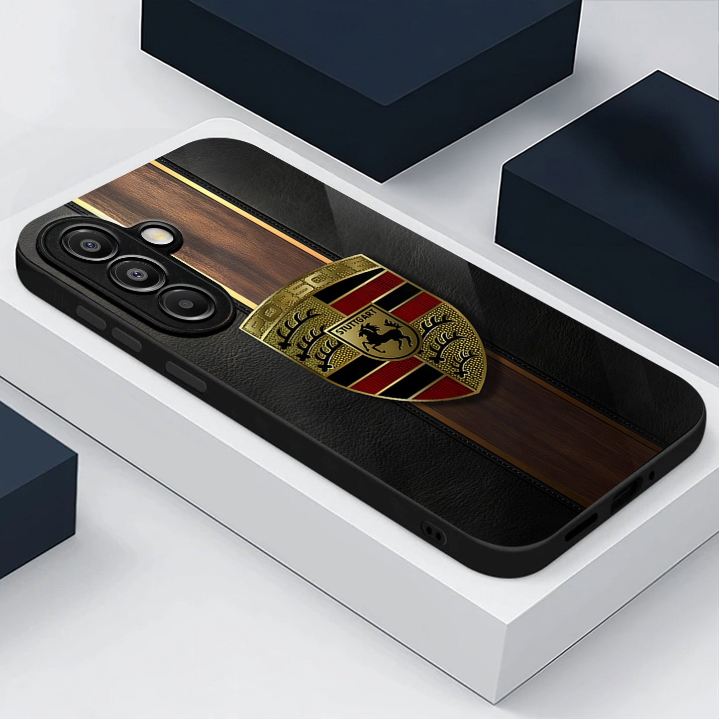 Samsung Galaxy A56 Premium Acrylic Shockproof Glass Back Case (Luxury Shield)