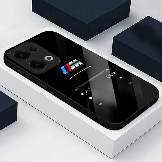 Oppo Reno 13 5G Premium Acrylic Shockproof Glass Back Case (Motorsport Edition)