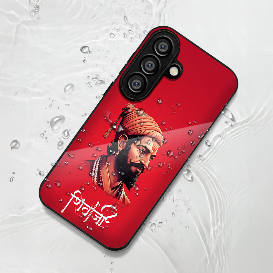 Samsung Galaxy A56 Premium Acrylic Shockproof Glass Back Case (Maratha)