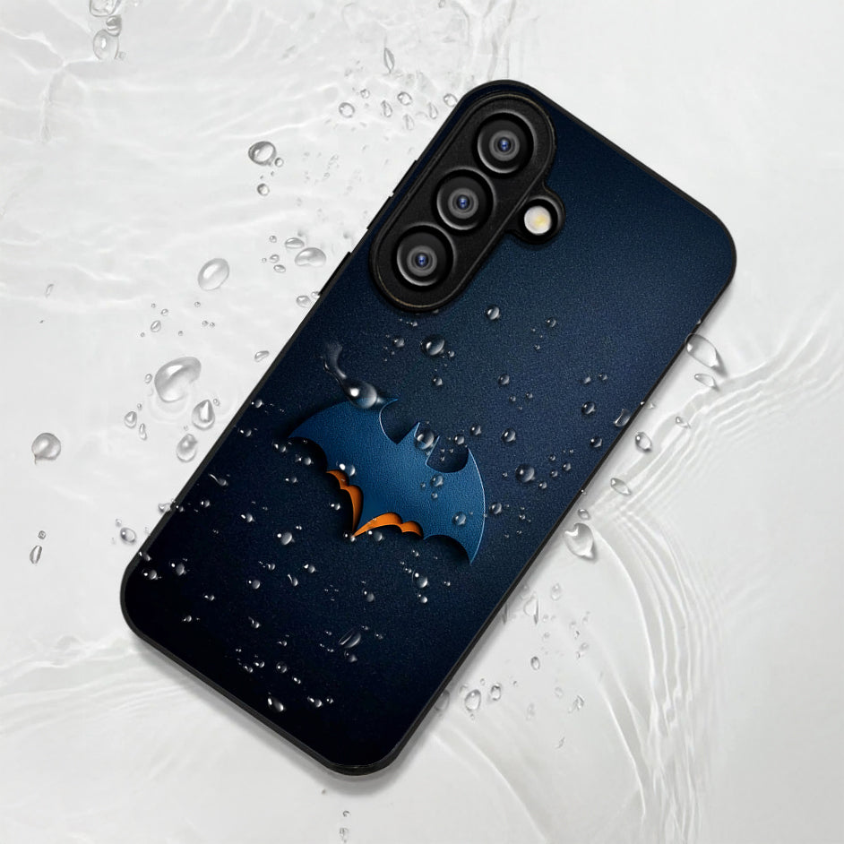 Samsung Galaxy A56 5G Premium Acrylic Shockproof Glass Back Case (Bat Logo)