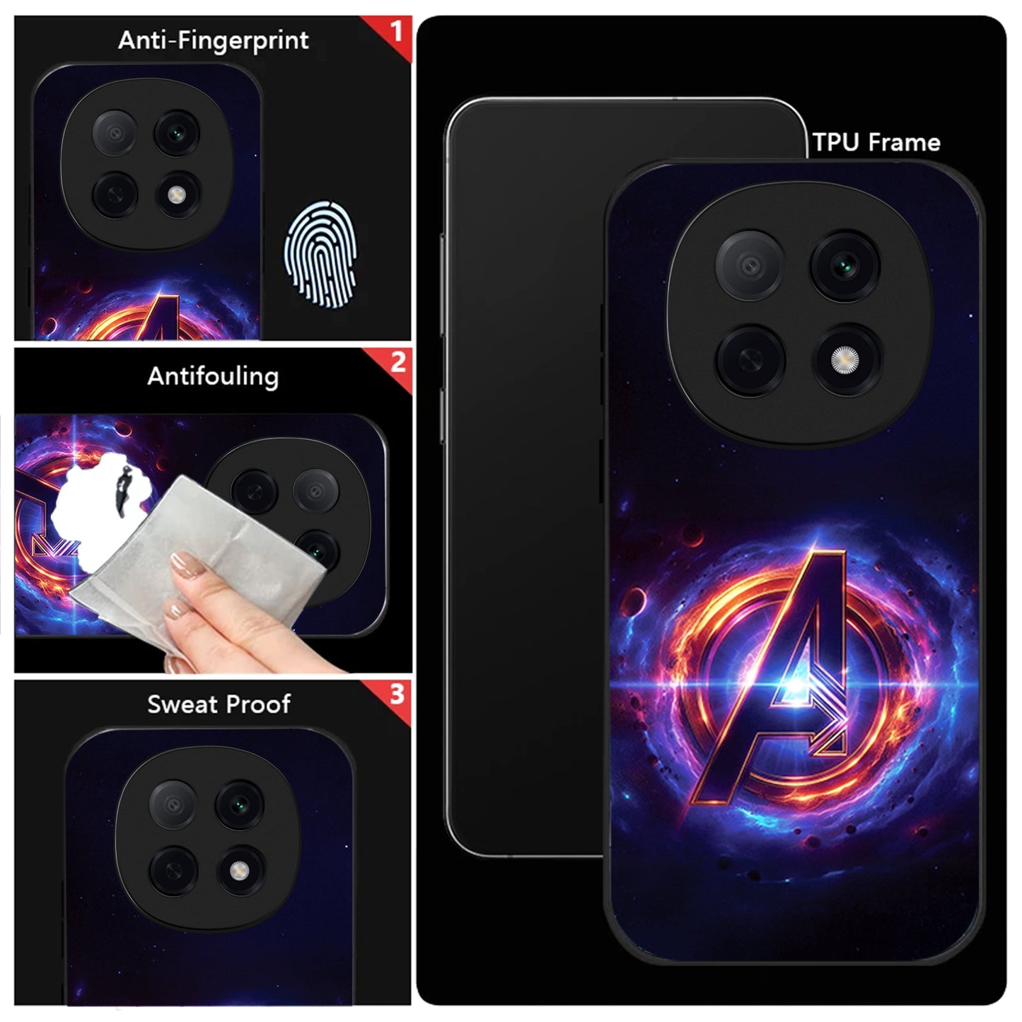 OPPO F29 Pro 5G Premium Acrylic Shockproof Glass Back Case (Endgame Impact)