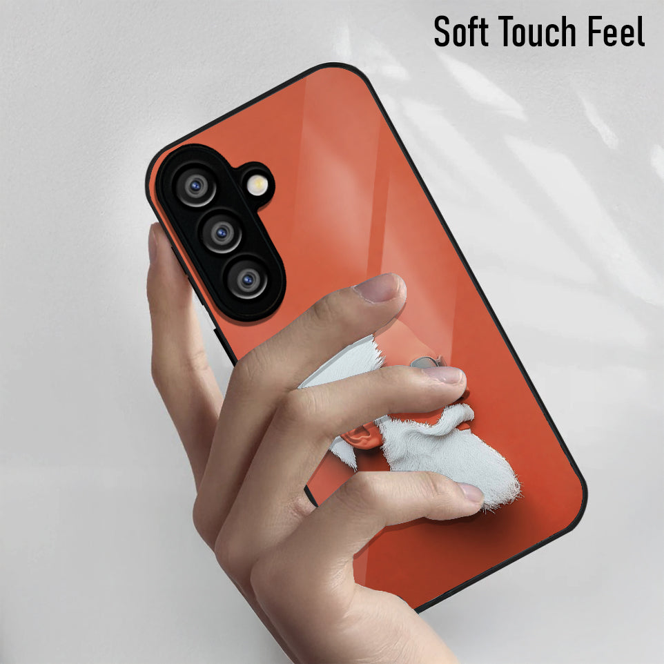 Samsung Galaxy A36 Premium Acrylic Shockproof Glass Back Case (Beard Boss)