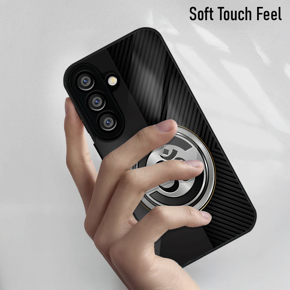 Samsung Galaxy A36 5G Premium Acrylic Shockproof Glass Back Case (OM)