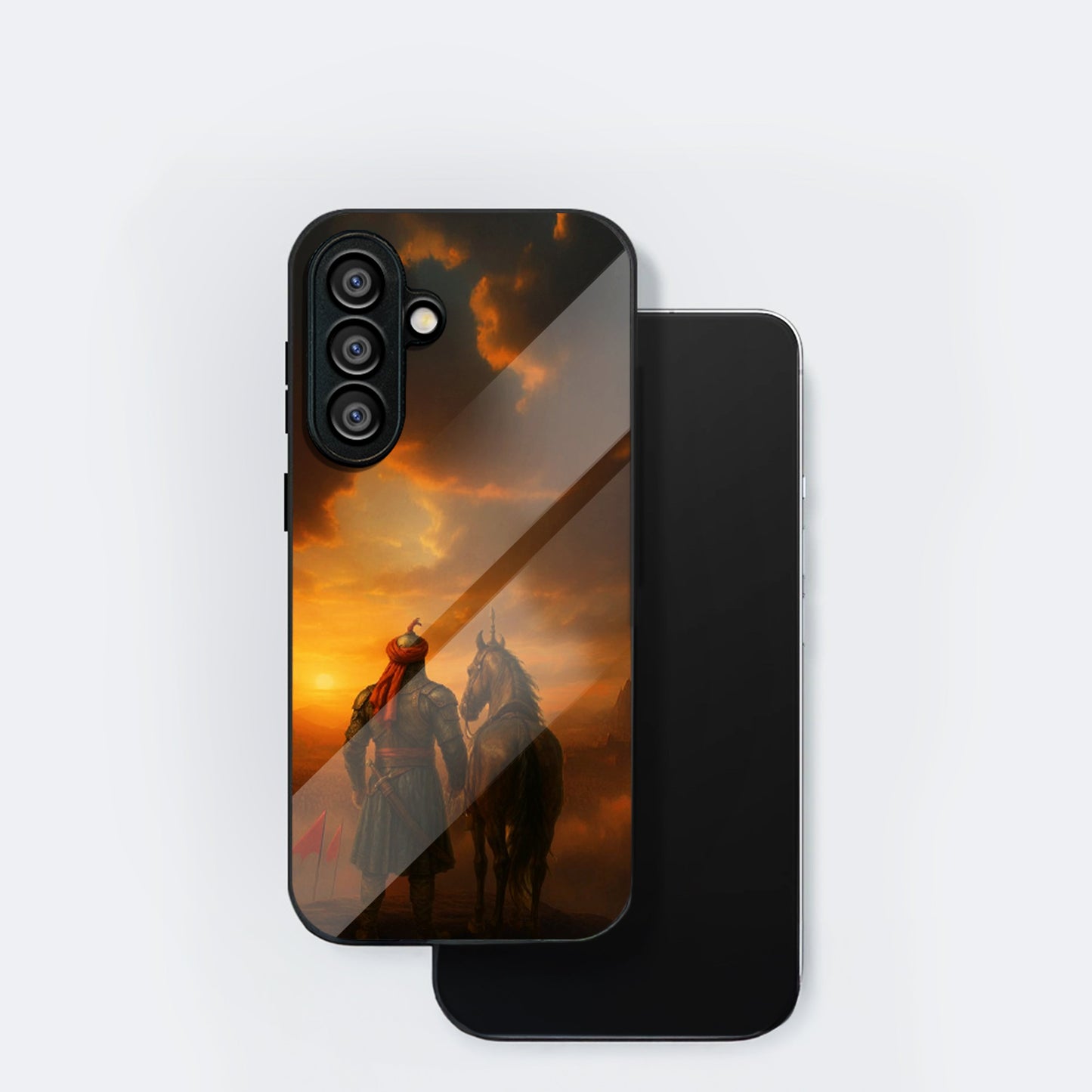 Samsung Galaxy A36 Premium Acrylic Shockproof Glass Back Case (Shourya)