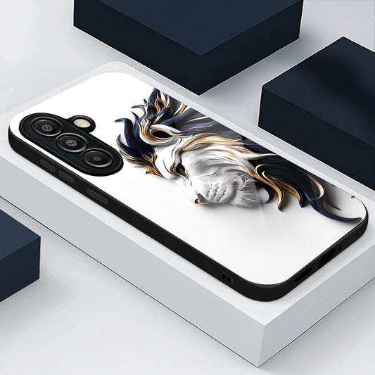 Samsung Galaxy A56 5G Premium Acrylic Shockproof Glass Back Case (King’s Flow)