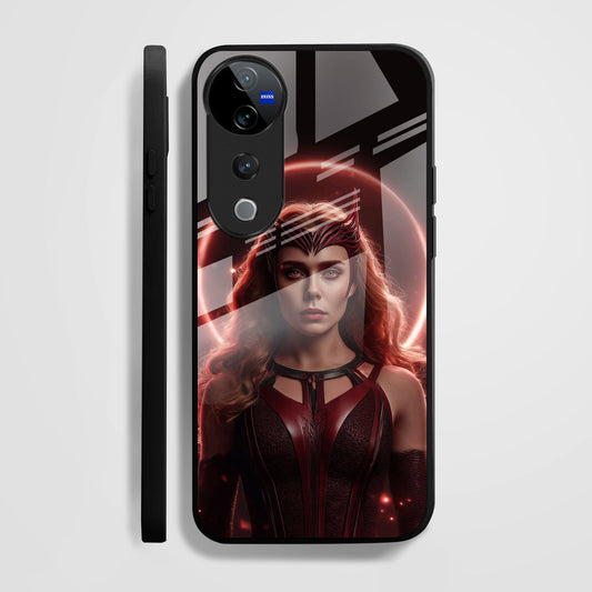 Vivo V40 Pro 5G Premium Acrylic Shockproof Glass Back Case (Dark Nexus)