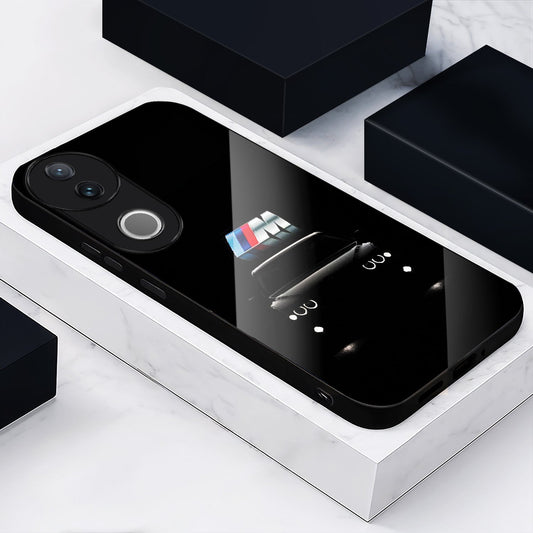 Vivo V50 5G Premium Acrylic Shockproof Glass Back Case (Motorsport Edition)