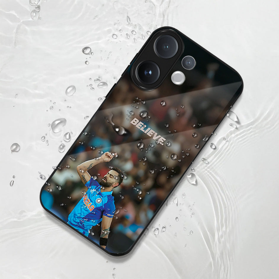 Vivo V60 5G Premium Acrylic Shockproof Glass Back Case (Virat Kohli)