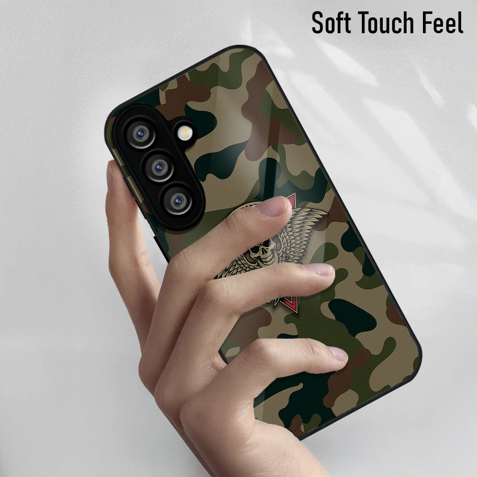 Samsung Galaxy A36 5G Premium Acrylic Shockproof Glass Back Case (Warrior Shield)