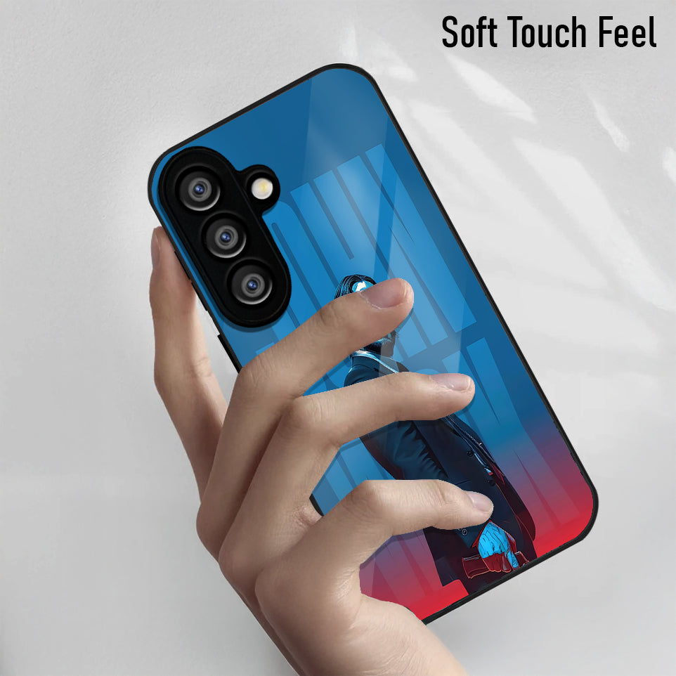 Samsung Galaxy A56 Premium Acrylic Shockproof Glass Back Case (John wick)
