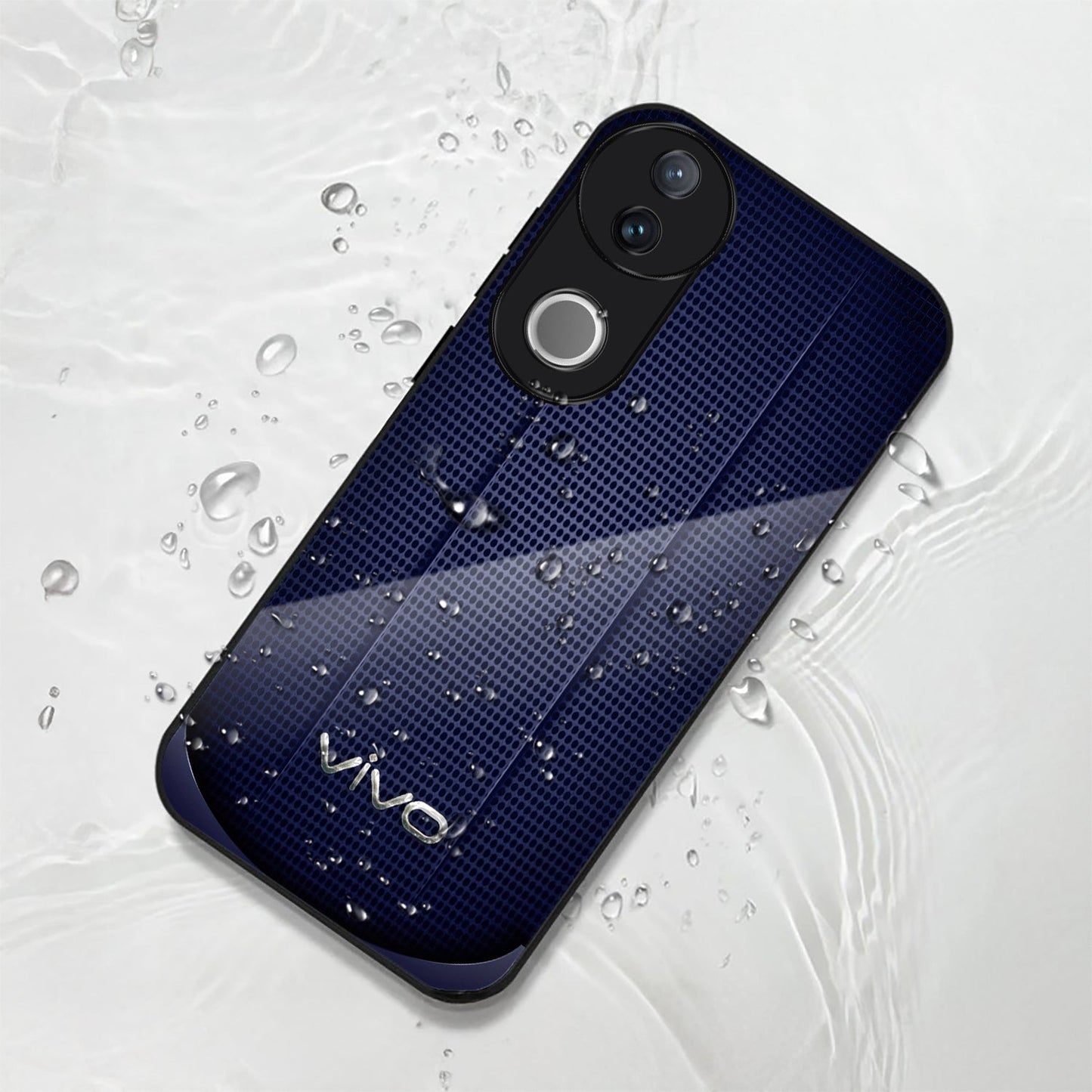 Vivo V50 5G Premium Acrylic Shockproof Glass Back Case (Vivo Armor)